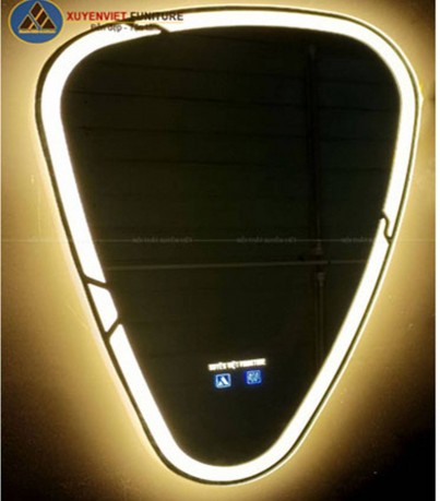 Gương led cảm ứng kèm sấy hình giọt nước K02-6588-SV