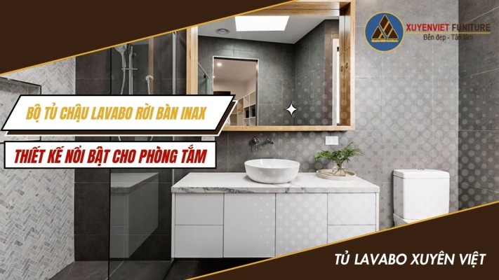 Bộ tủ chậu Lavabo rời bàn INAX - thiết kế nổi bật cho phòng tắm