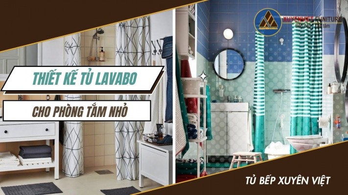 Thiết kế Tủ Lavabo cho phòng tắm nhỏ - Tủ Lavabo Xuyên Việt