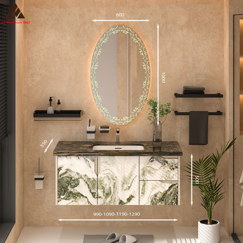 Tủ Lavabo treo tường mã T01129 - 15 cực đẳng cấp