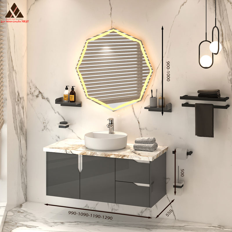 Tủ Lavabo treo tường hiện đại mã T01119 –5