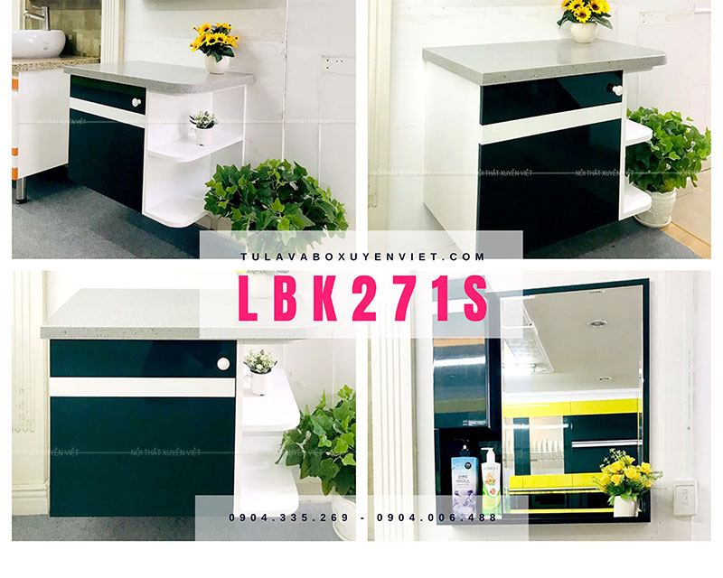 Hình ảnh của bộ tủ phòng tắm LBK271S có sẵn tại Xuyên Việt